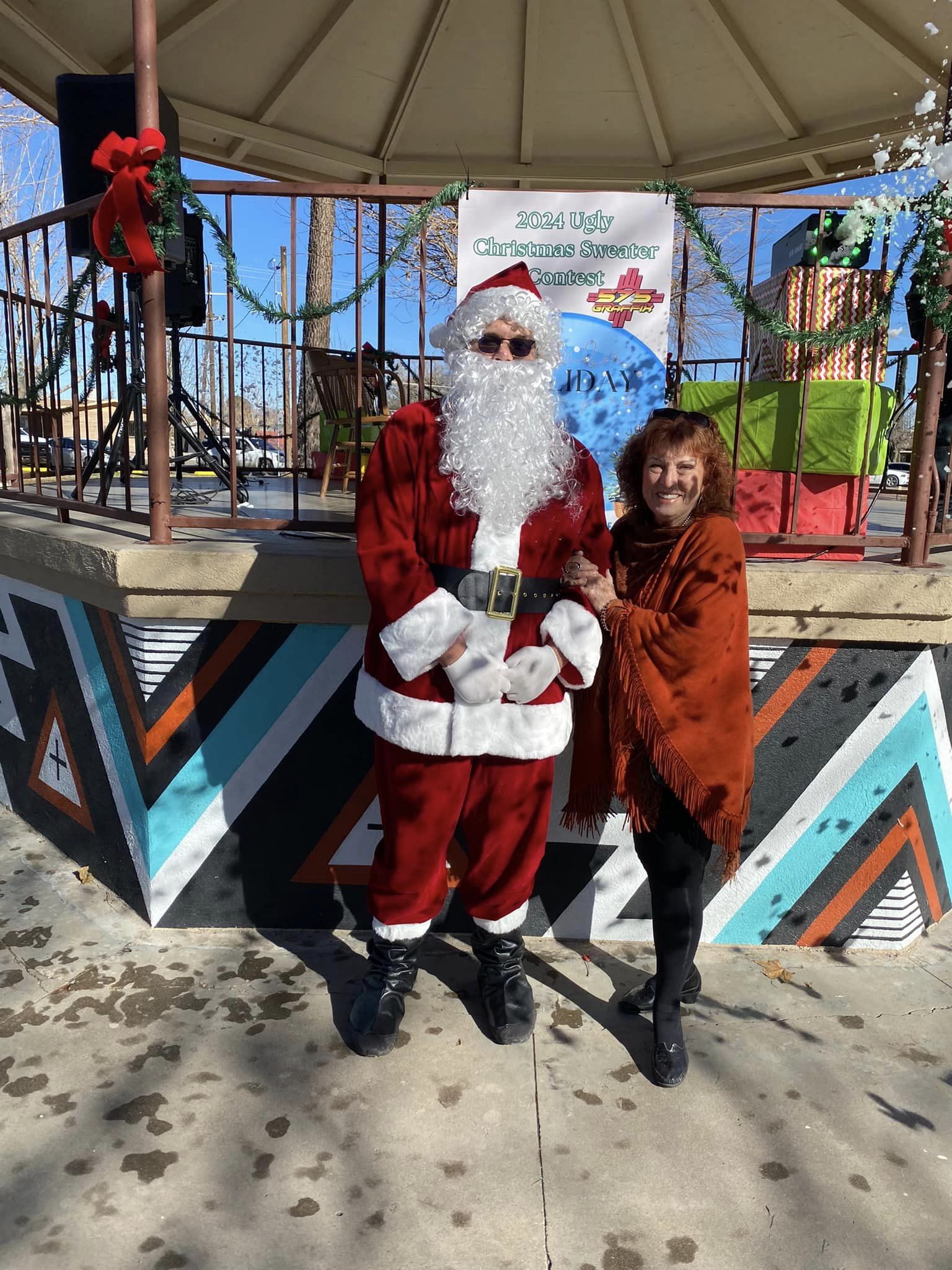 Mayor Miki and Santa